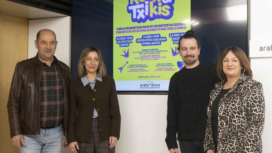 El ciclo Rock&Txikis acerca el rock and roll a los más pequeños en Álava