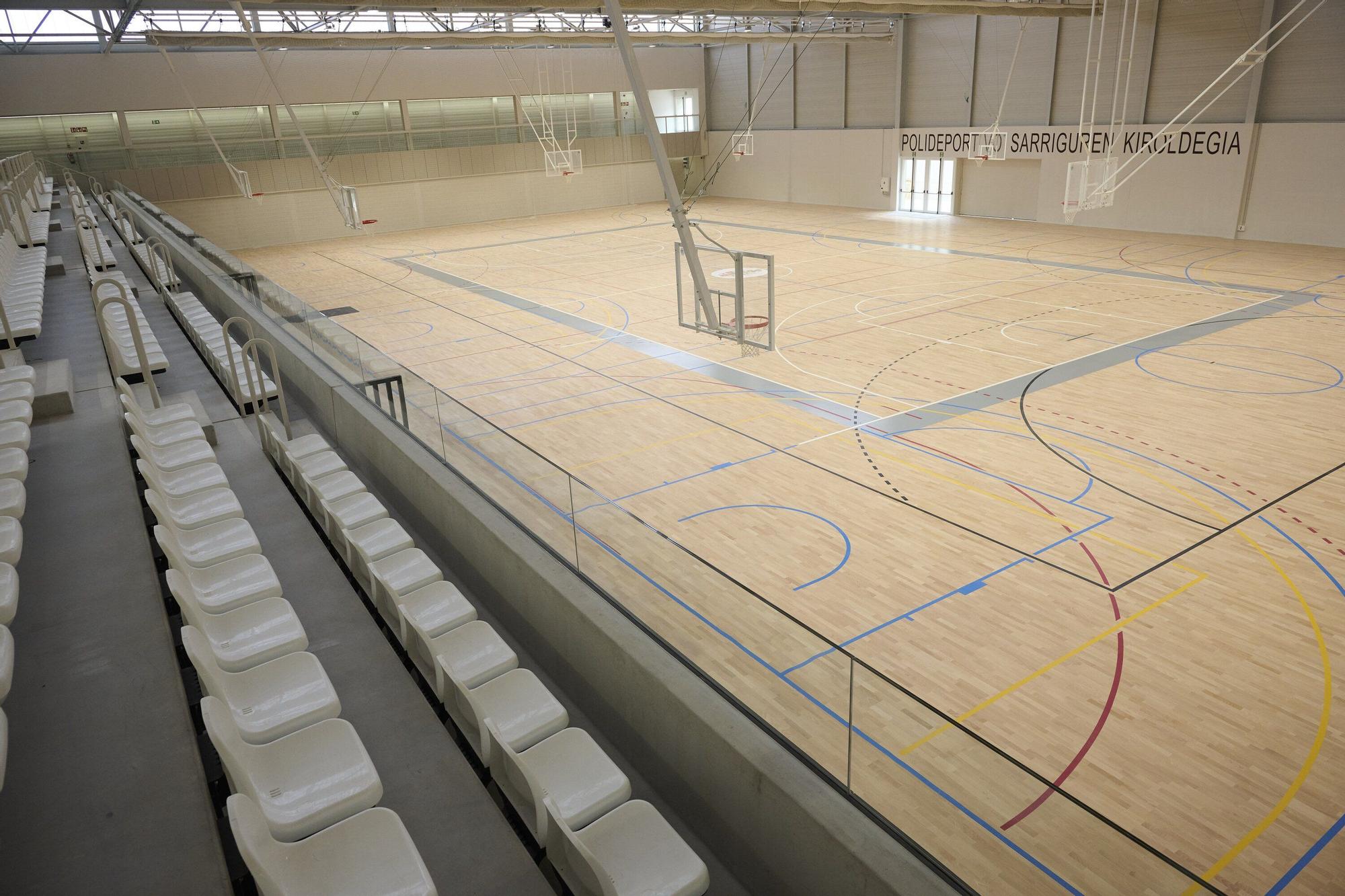 Fotos del nuevo polideportivo de Valle de Egüés