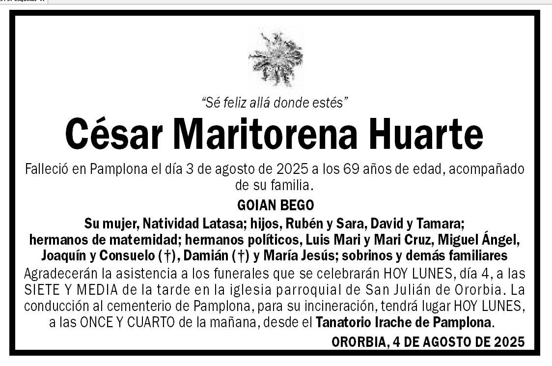 César Maritorena Huarte