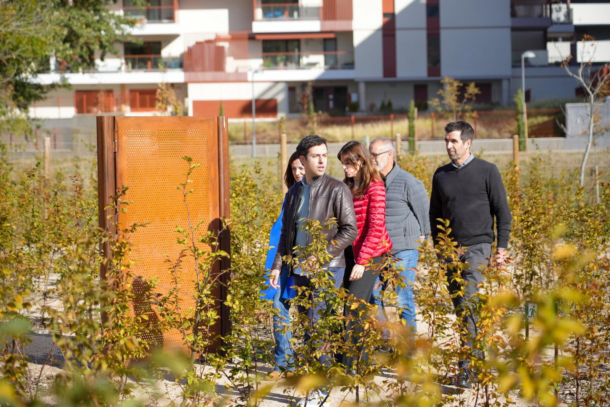 En imágenes: Inauguración del nuevo laberinto vegetal de Olarizu