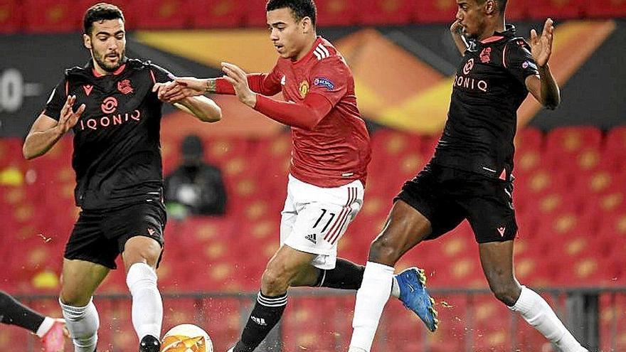 Alexander Isak, durante el partido del jueves. Foto: Efe