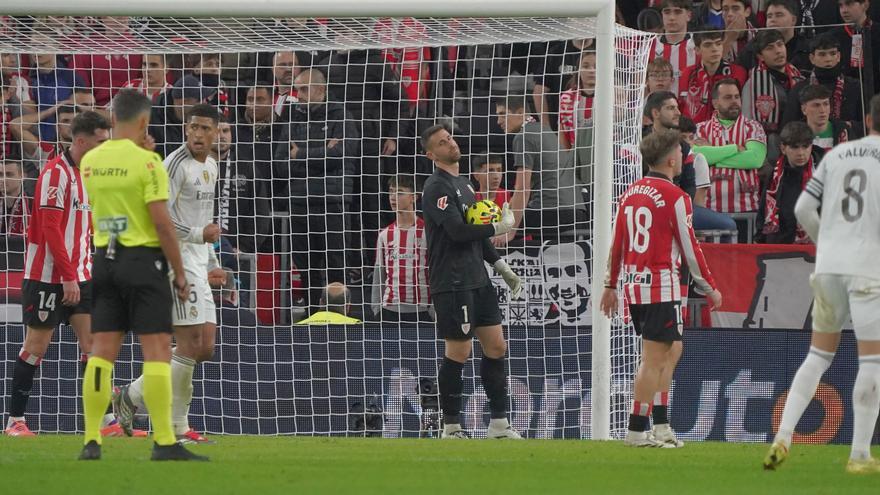 Doloroso naufragio del Athletic ante el Real Madrid
