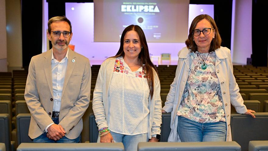 La EHU adelanta el eclipse en Bizkaia Aretoa