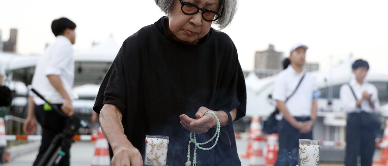 Hiroshima urge al desarme nuclear en el 80 aniversario del bombardeo atómico