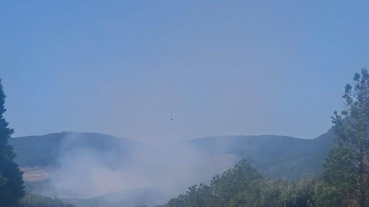 Imagen del incendio.