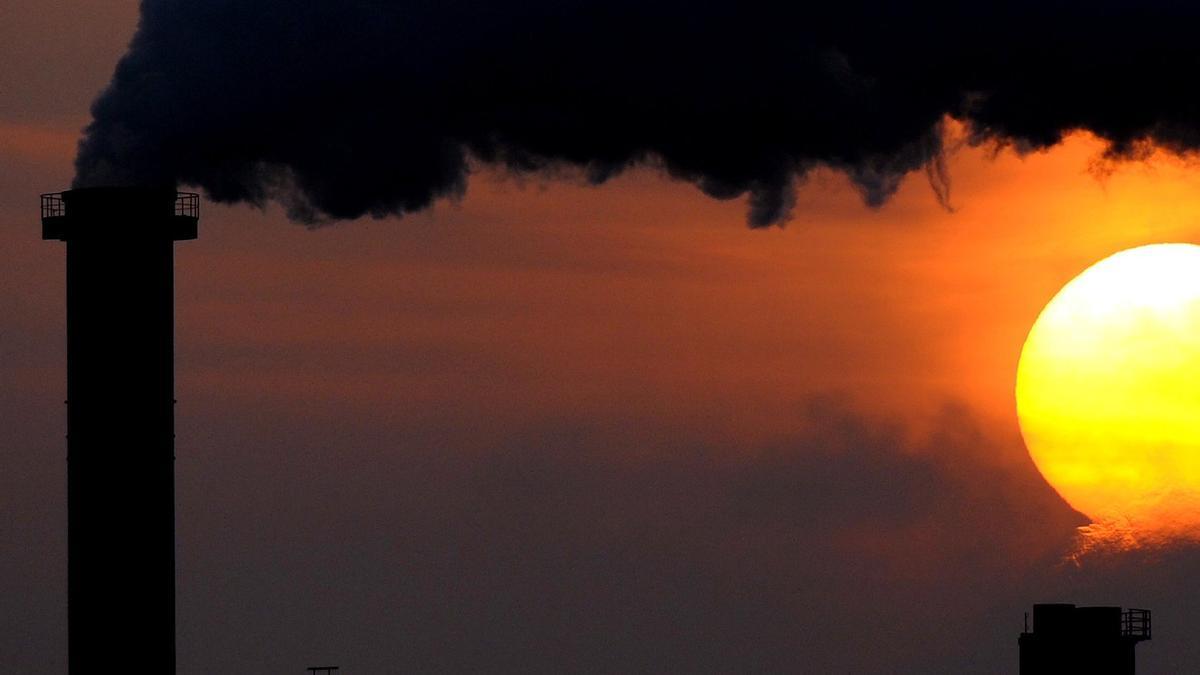 Emisiones de CO2 en una empresa.
