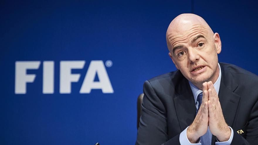 El presidente de la FIFA, Gianni Infantino.