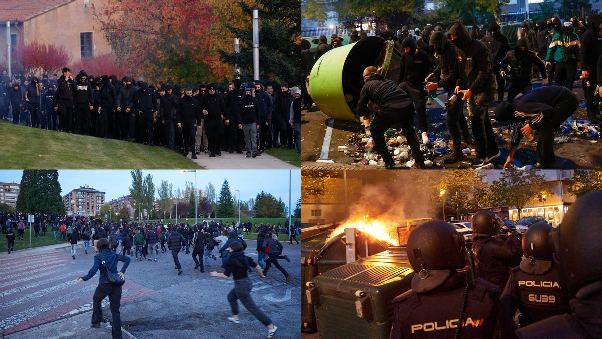 Fotos de los altercados tras la suspensión del acto de Vito Quiles