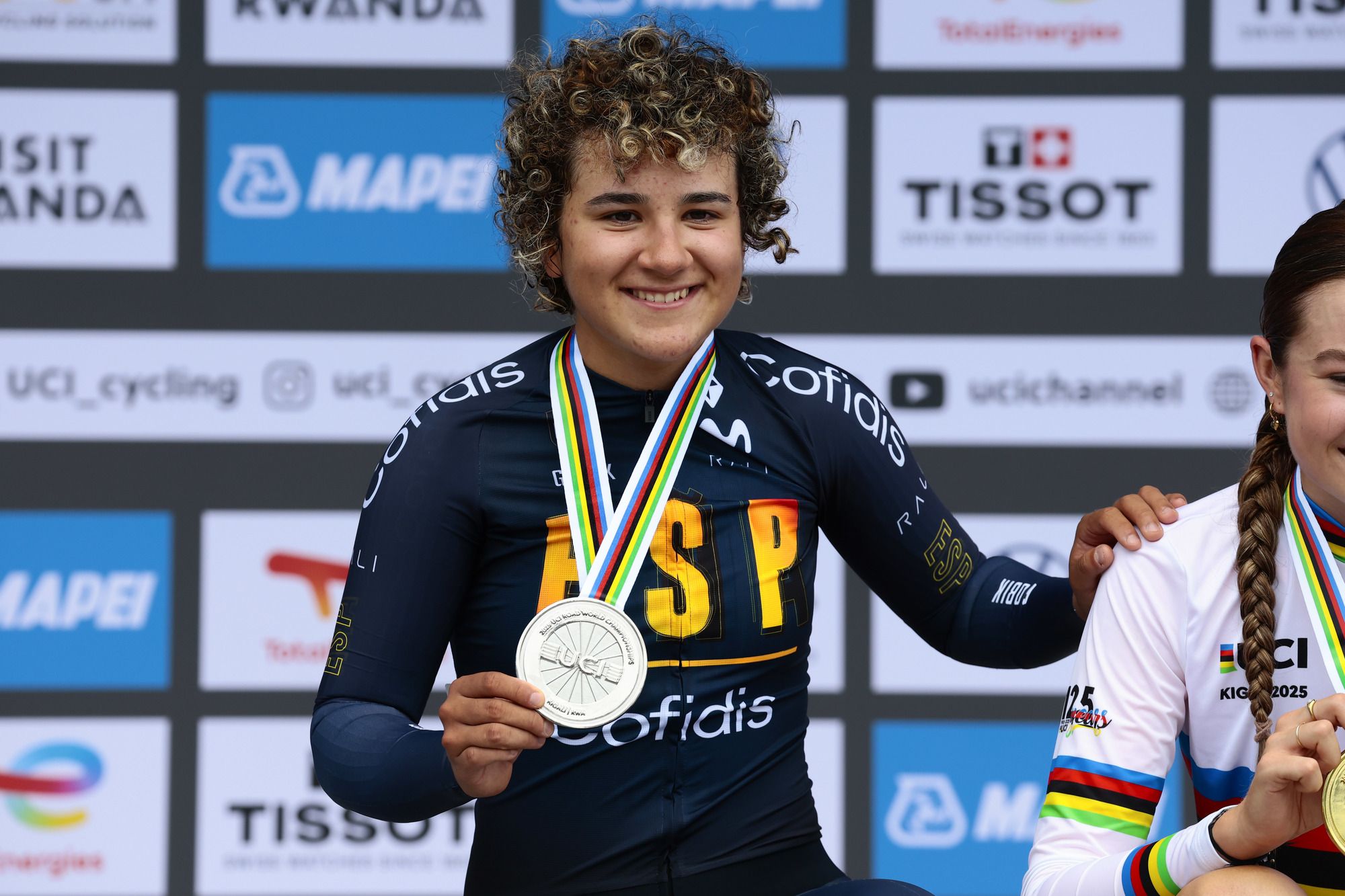 Álbum de fotos de Paula Ortiz campeona del mundo de ciclismo júnior