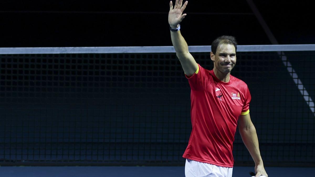 Rafa Nadal, durante un partido.