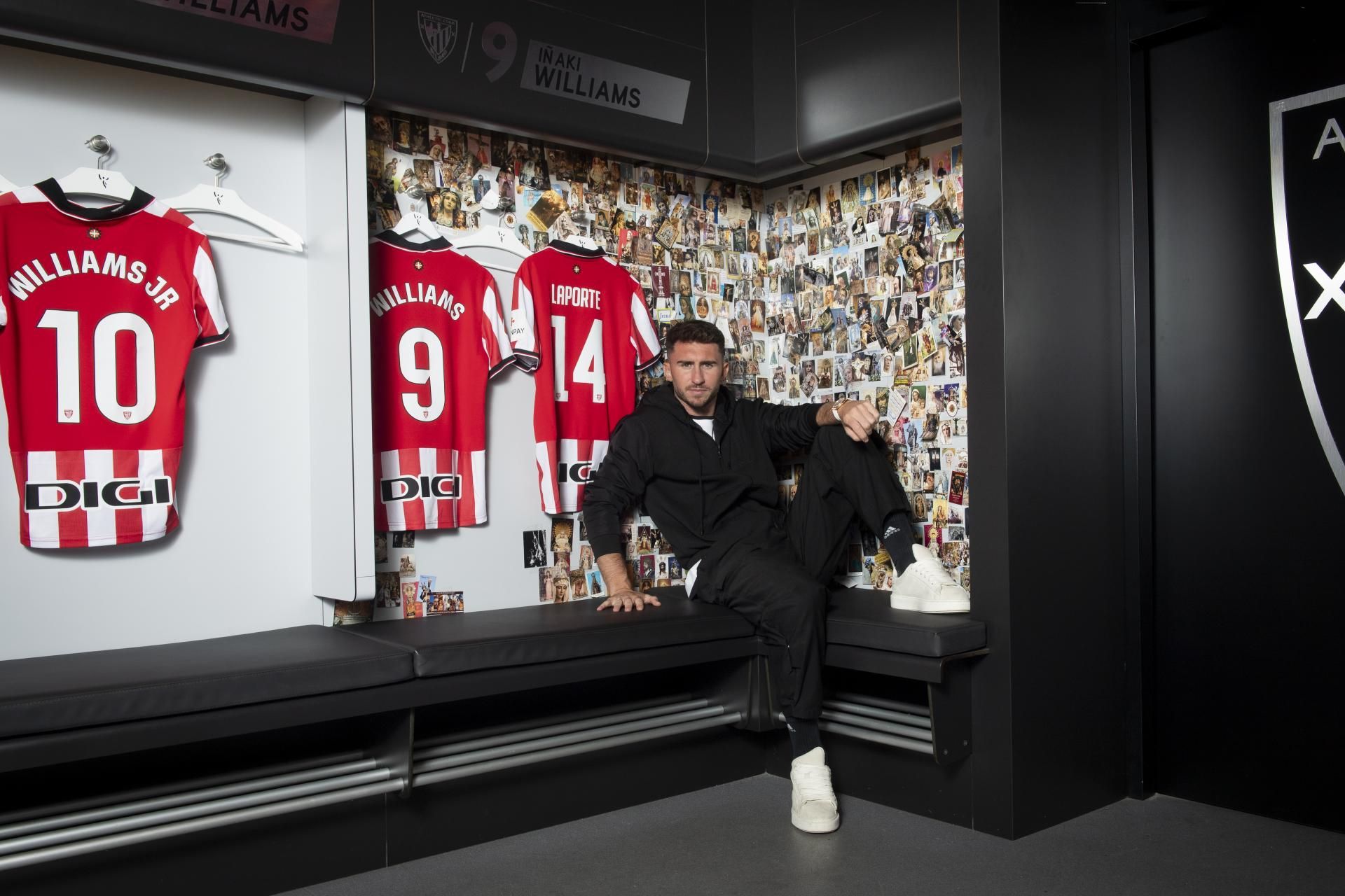 En imágenes: así luce de nuevo Laporte la camiseta del Athletic