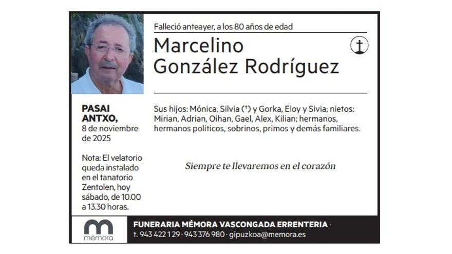 Marcelino  González Rodríguez