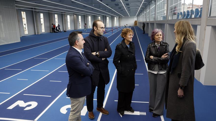 Nuevo módulo cubierto de atletismo en Larrabide