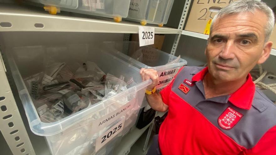 Las armas blancas en la vía pública preocupan en Navarra: crecen las  incautaciones, denuncias y delitos