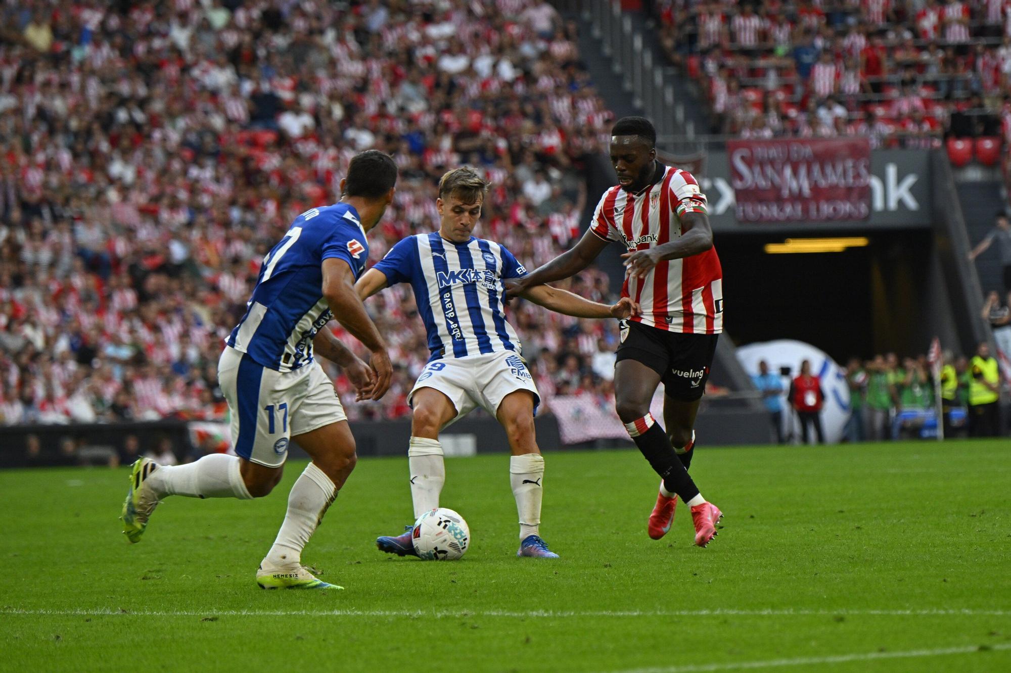 En imágenes: Así está siendo el derbi entre Athletic y Alavés en San Mamés
