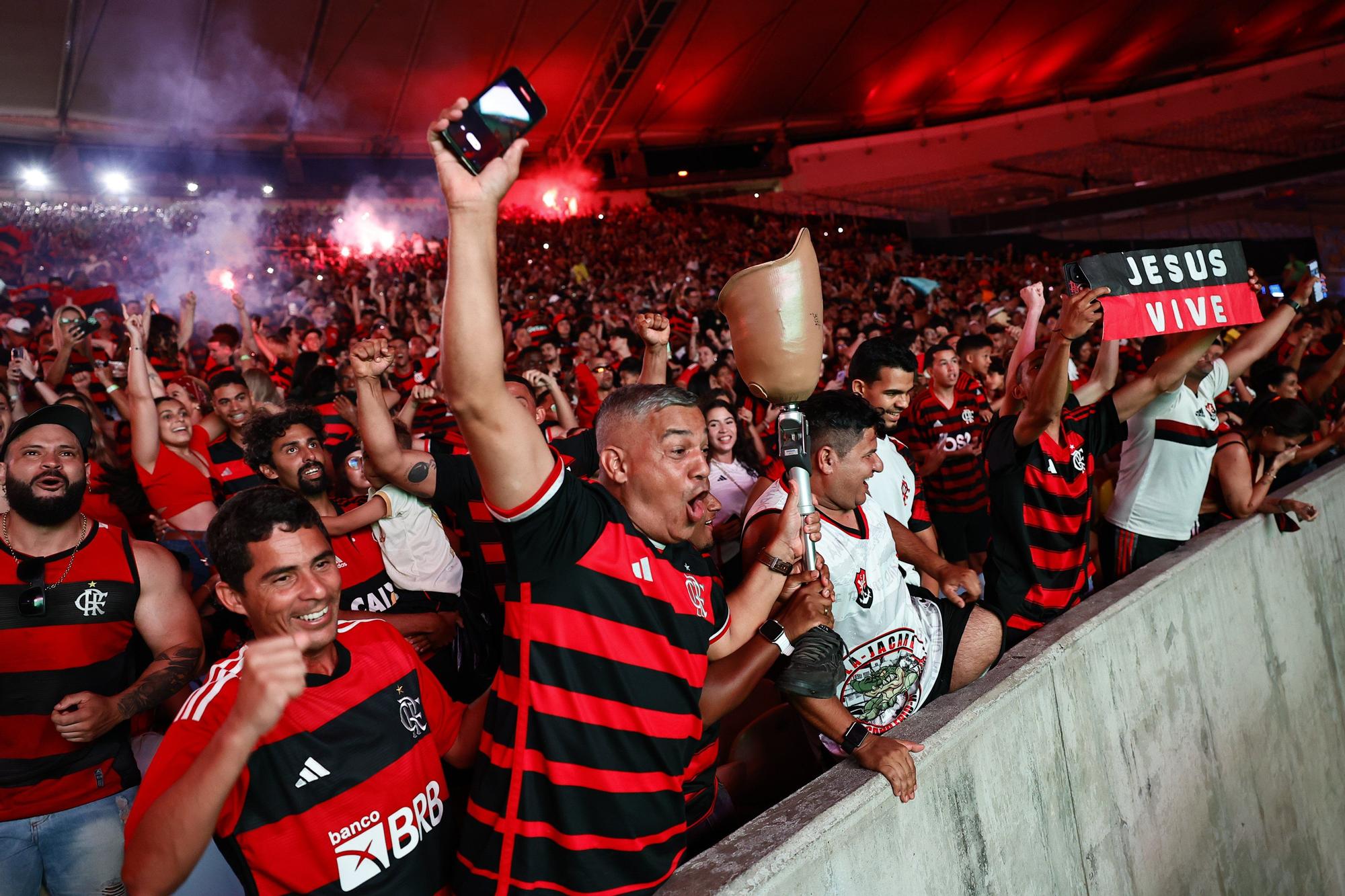En imágenes: Flamengo le da a Brasil el vigésimo quinto título de la Copa Libertadores