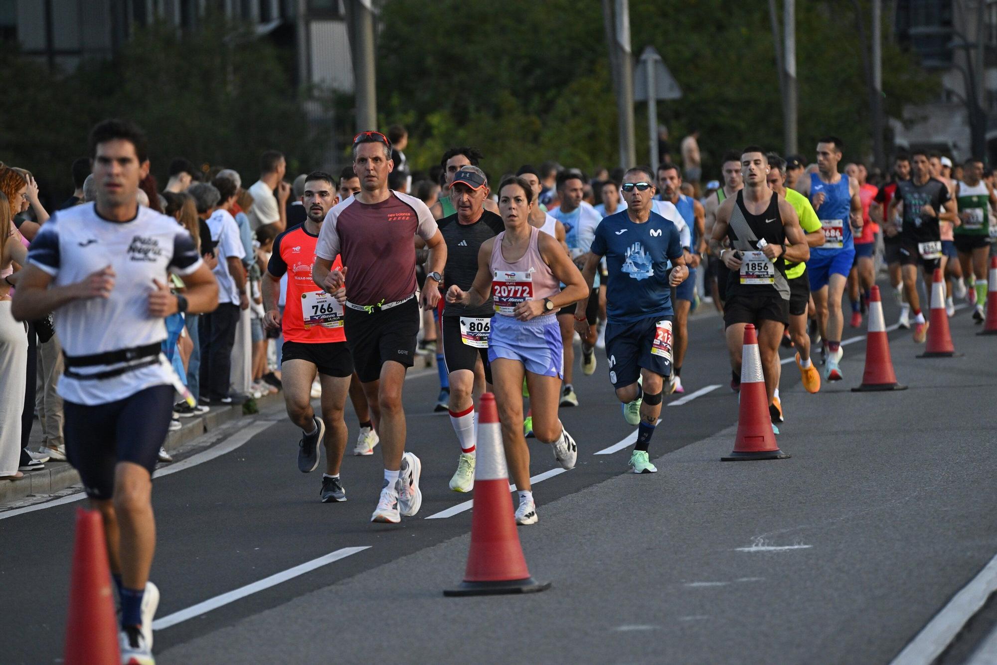 El Bilbao Night Marathon, en imágenes