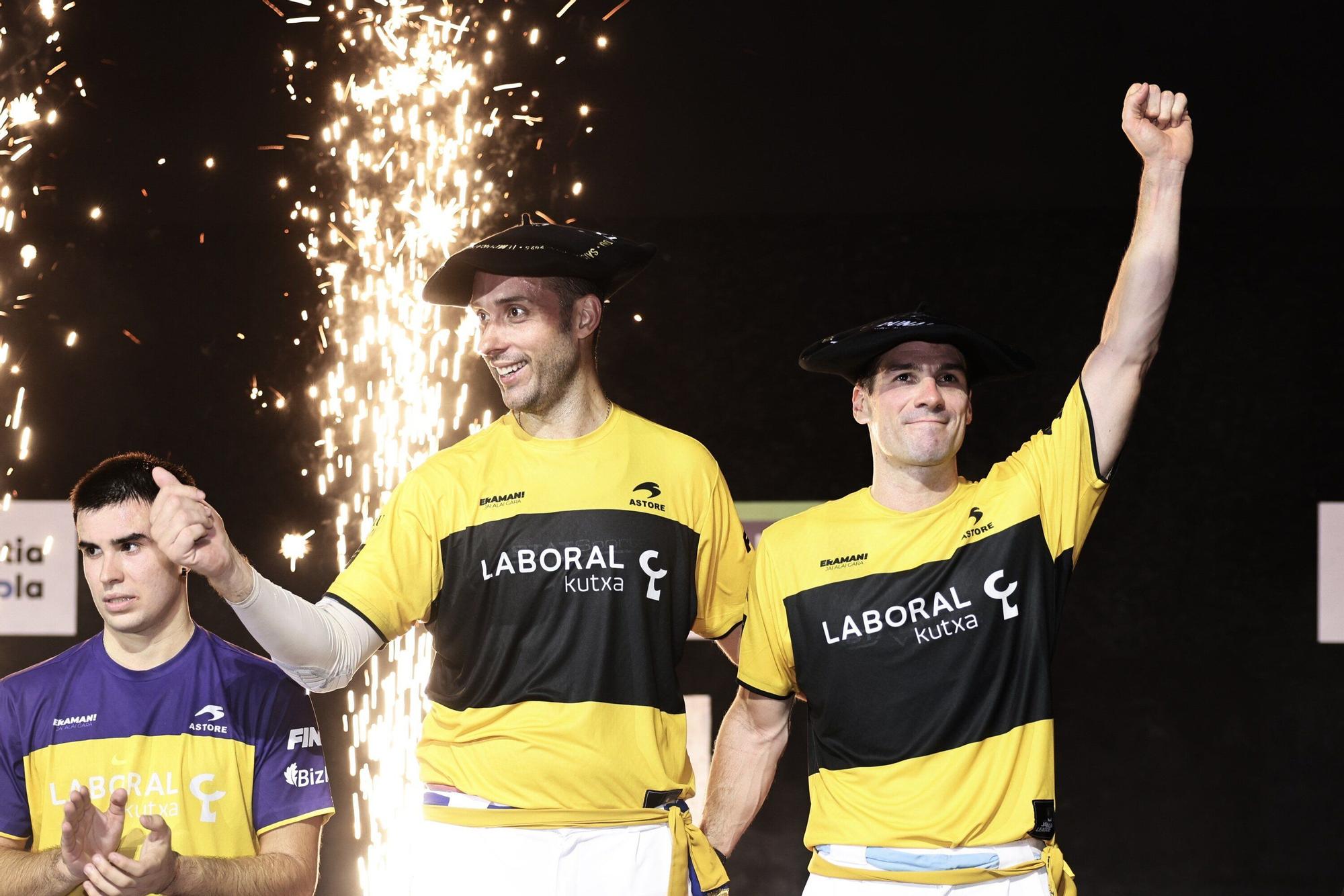 Barandika-López y Elaia-Maia, campeones de la Jai Alai League ante Urreisti-Basque y Sorozabal-Arai