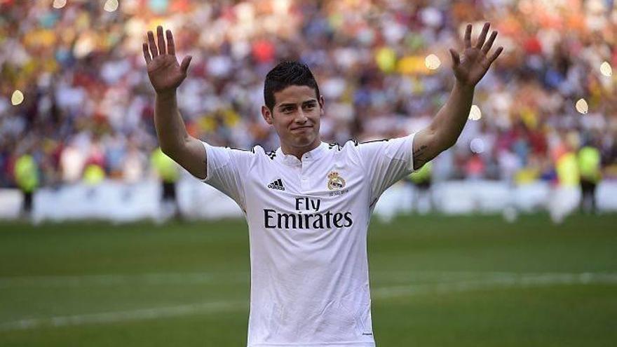 James Rodríguez ya es nuevo jugador del Real Madrid