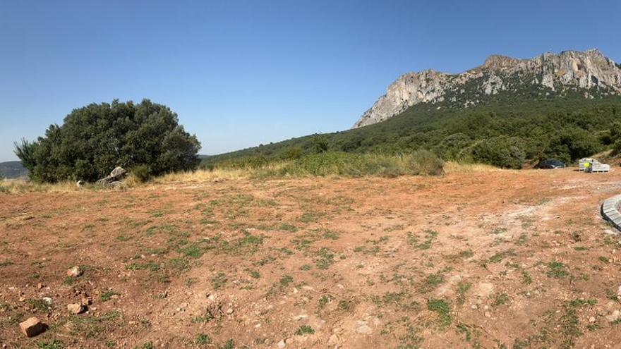 El mirador que se encuentra en la carretera de Codés a Otiñano, estará operativo a final de agosto