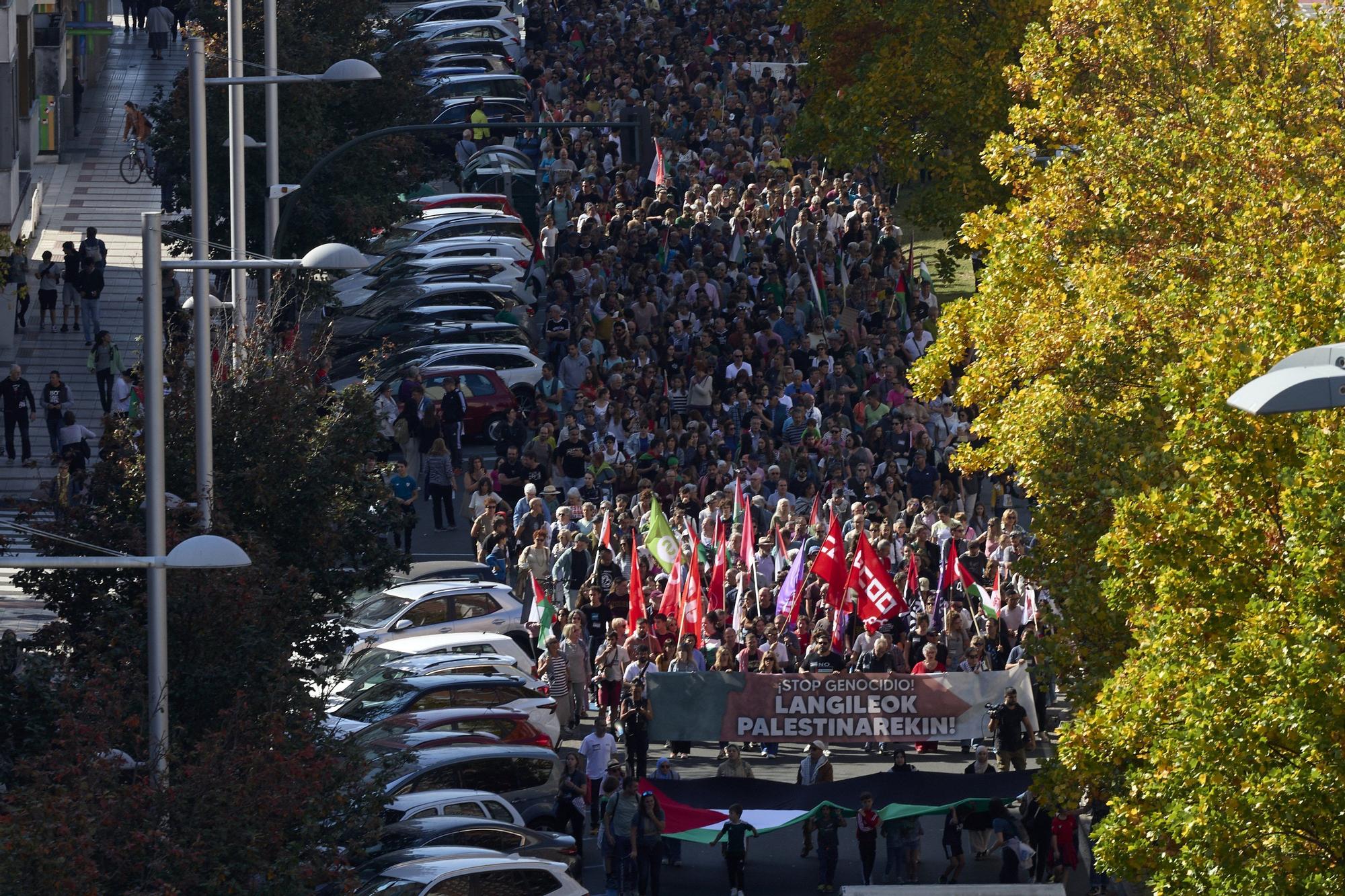 Huelga y paros en solidaridad con Palestina durante este miércoles en Navarra