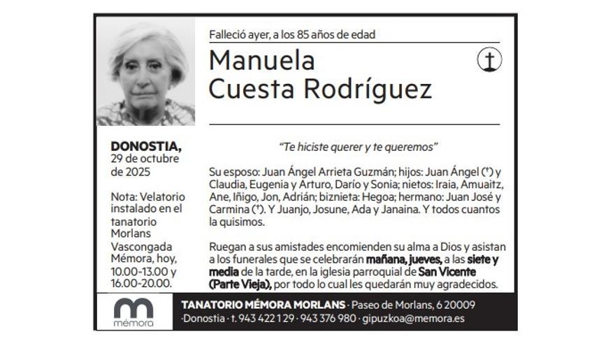 Manuela Cuesta Rodríguez