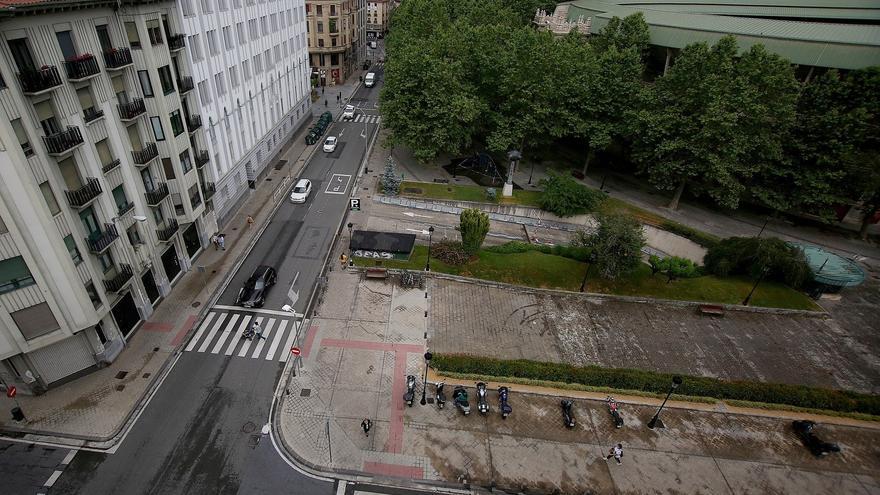 La calle Amaya se corta al tráfico por obras de asfaltado: así afectarán los desvíos al centro de Pamplona