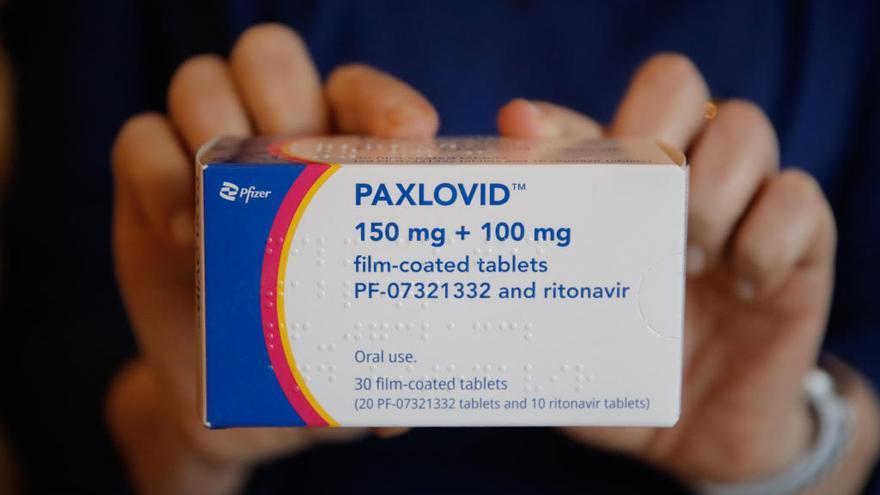 Paxlovid, el antiviral de Pfizer contra la covid.