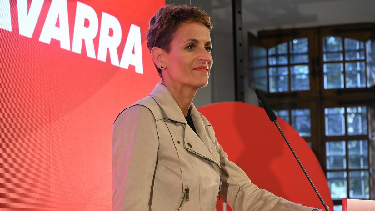 La presidenta de Navarra, María Chivite.