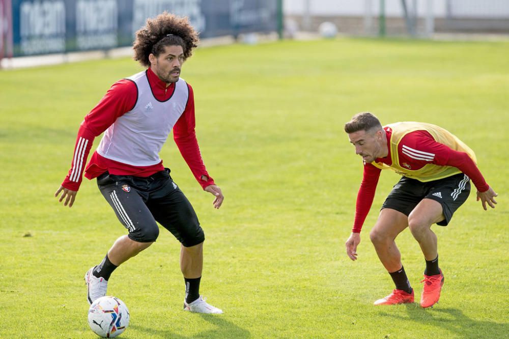 Osasuna vuelve al trabajo en Tajonar