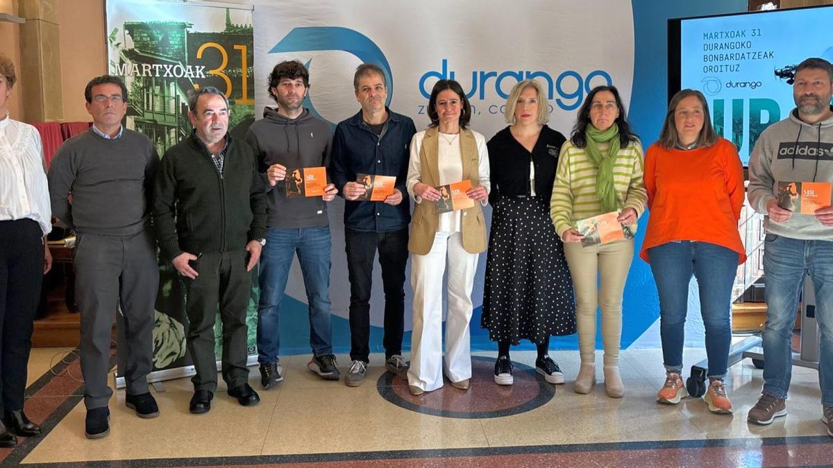 Acto de presentación de la programación para conmemorar el 87º aniversario del bombardeo.