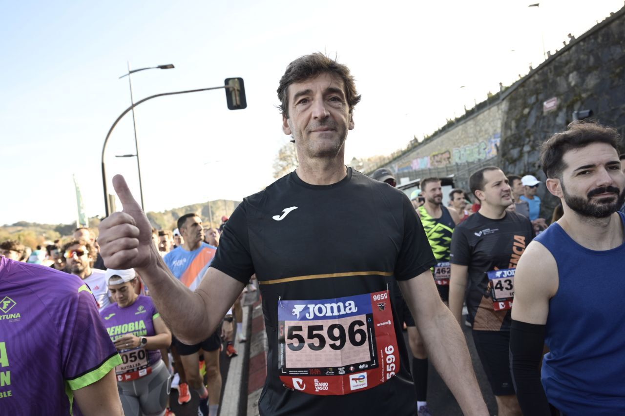 Ilusión y concentración en la salida de la Behobia-San Sebastián