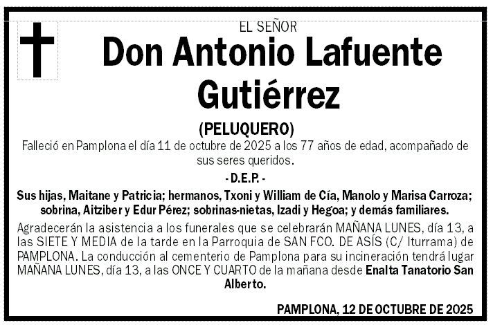 Antonio Lafuente Gutiérrez