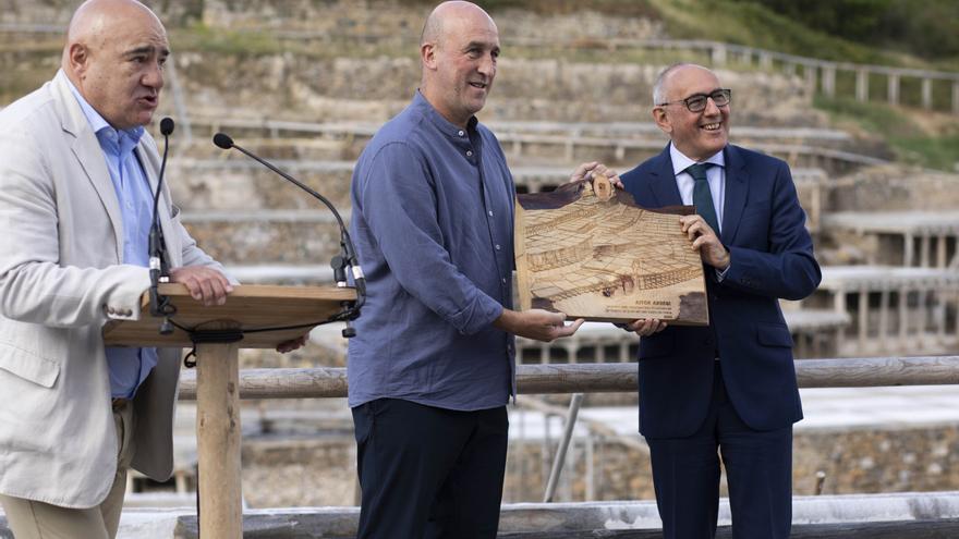 Aitor Arregi, nuevo embajador de la sal del Valle Salado de Añana