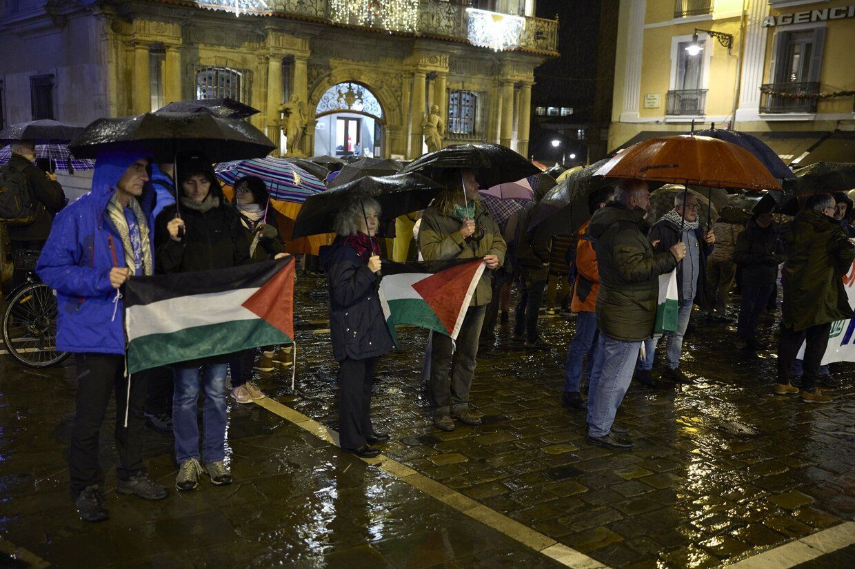 El colectivo BDZ se concentra en solidaridad con el pueblo palestino