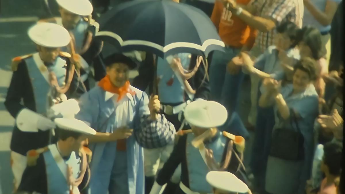 Fotograma del vídeo publicado sobre las fiestas de 1976
