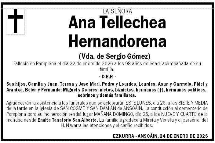 Ana Tellechea Hernandorena