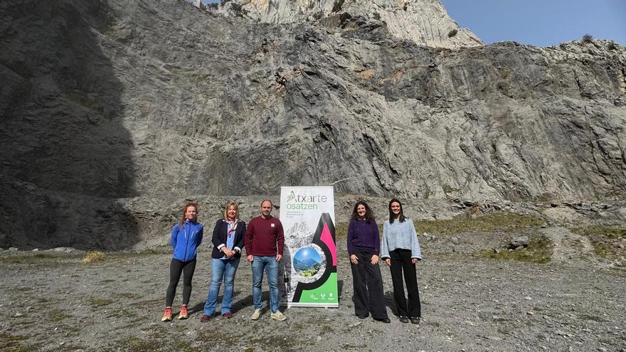 Abadiño impulsa la regeneración de las canteras de Atxarte