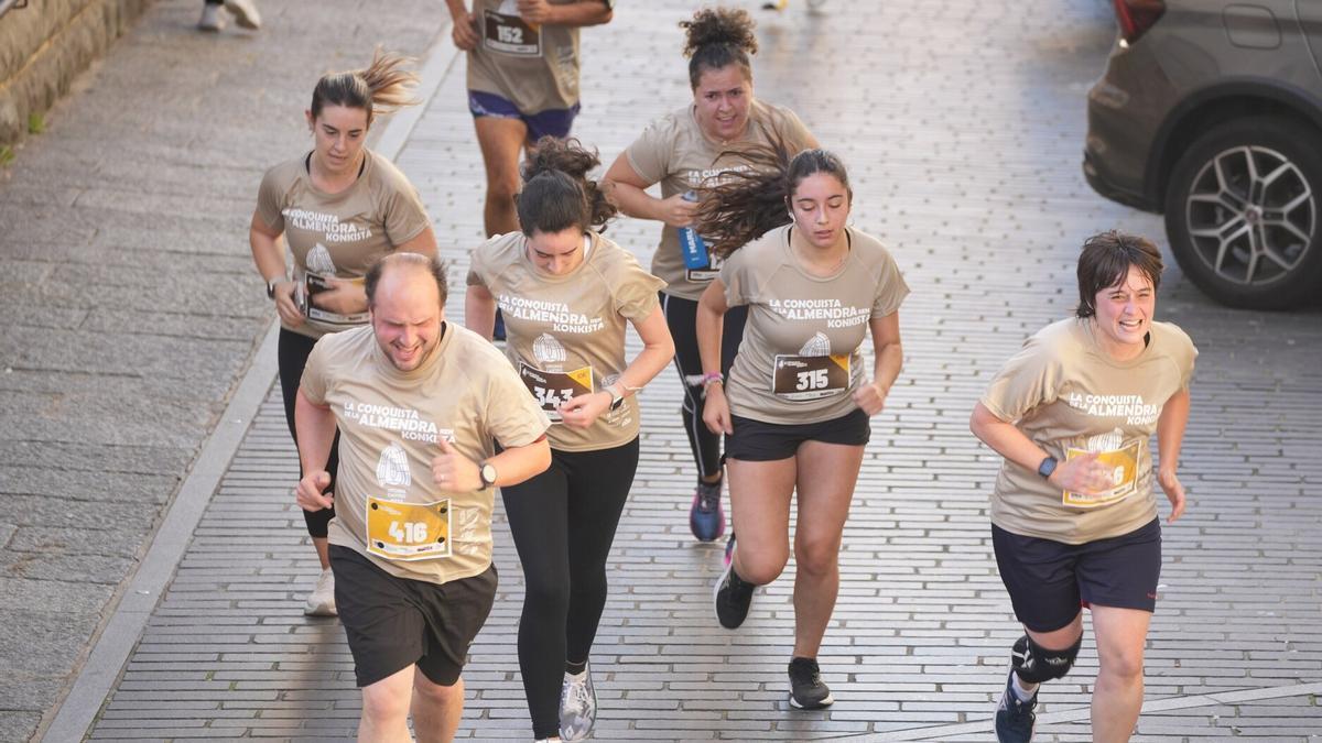 Un momento de la primera edición de La Conquista de la Almendra celebrada el año pasado