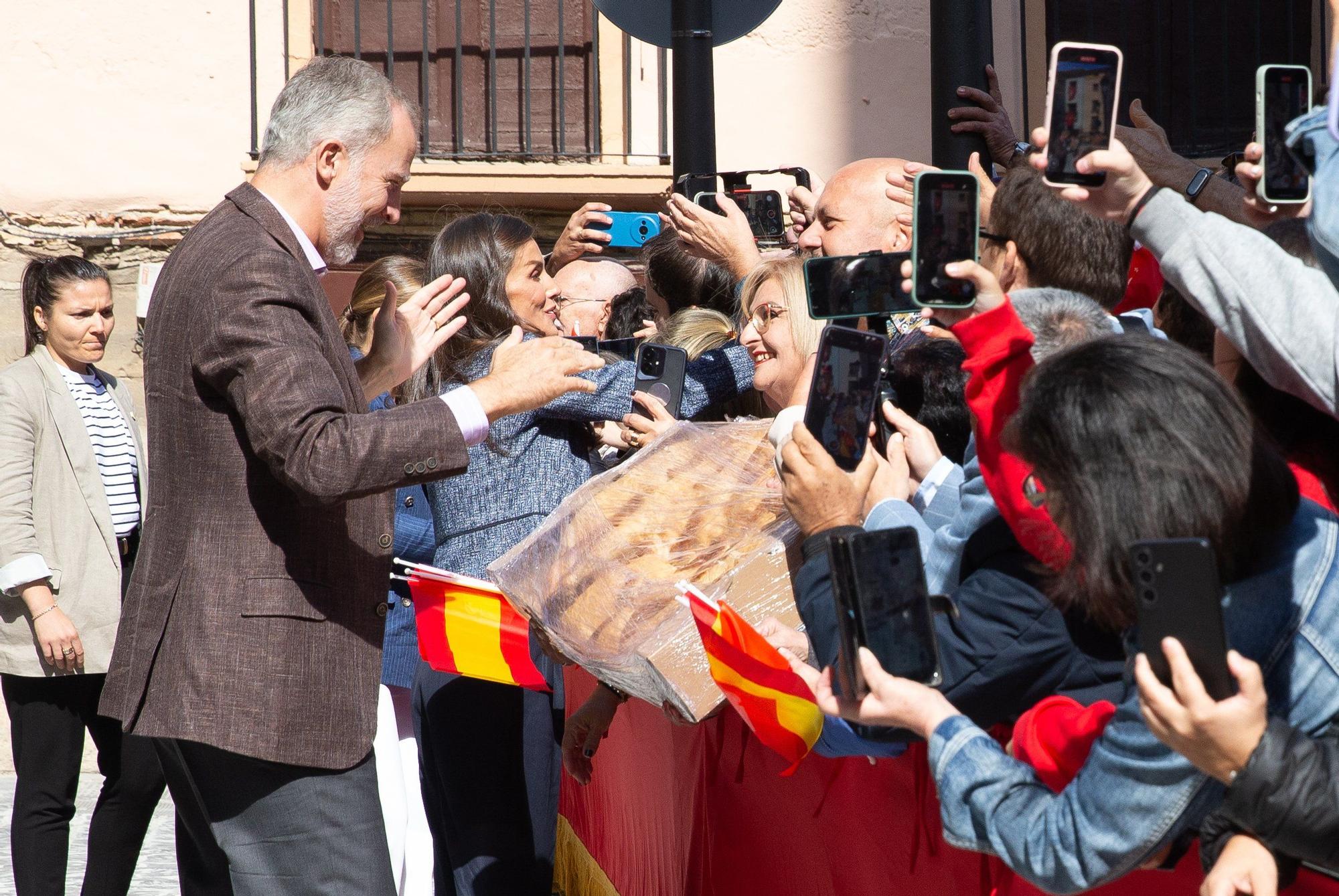 Fotos de la visita de los Reyes a Olite y Tudela
