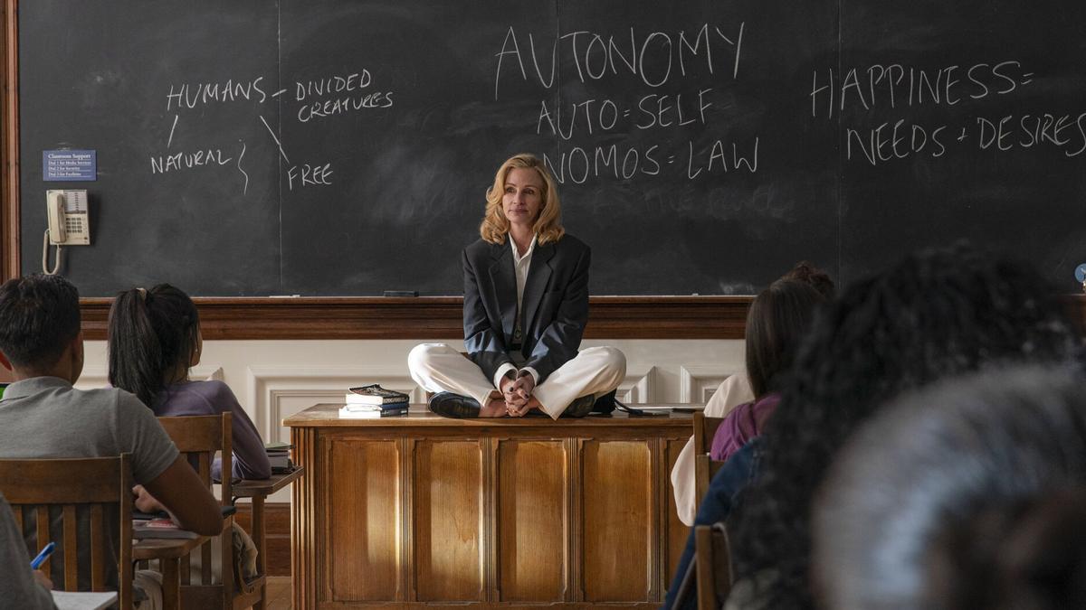 - La actriz Julia Roberts durante una escena de la película &#039;After the Hunt&#039;.