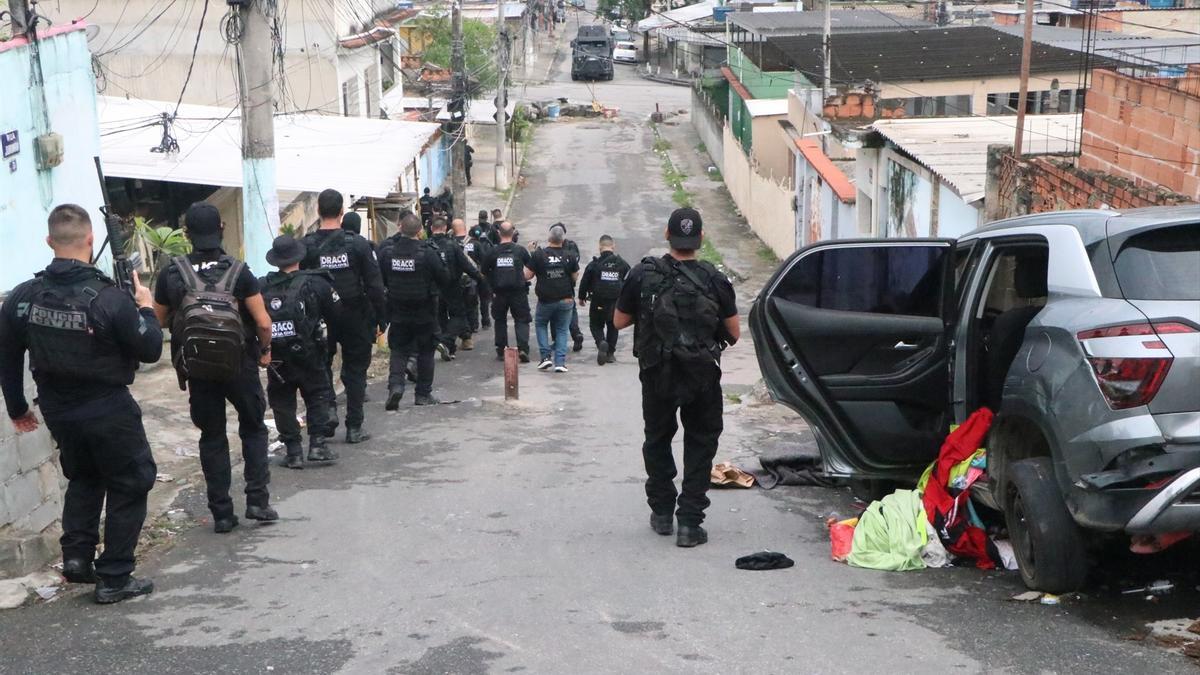 En imágenes: letal operación policial contra el narcotráfico en Brasil