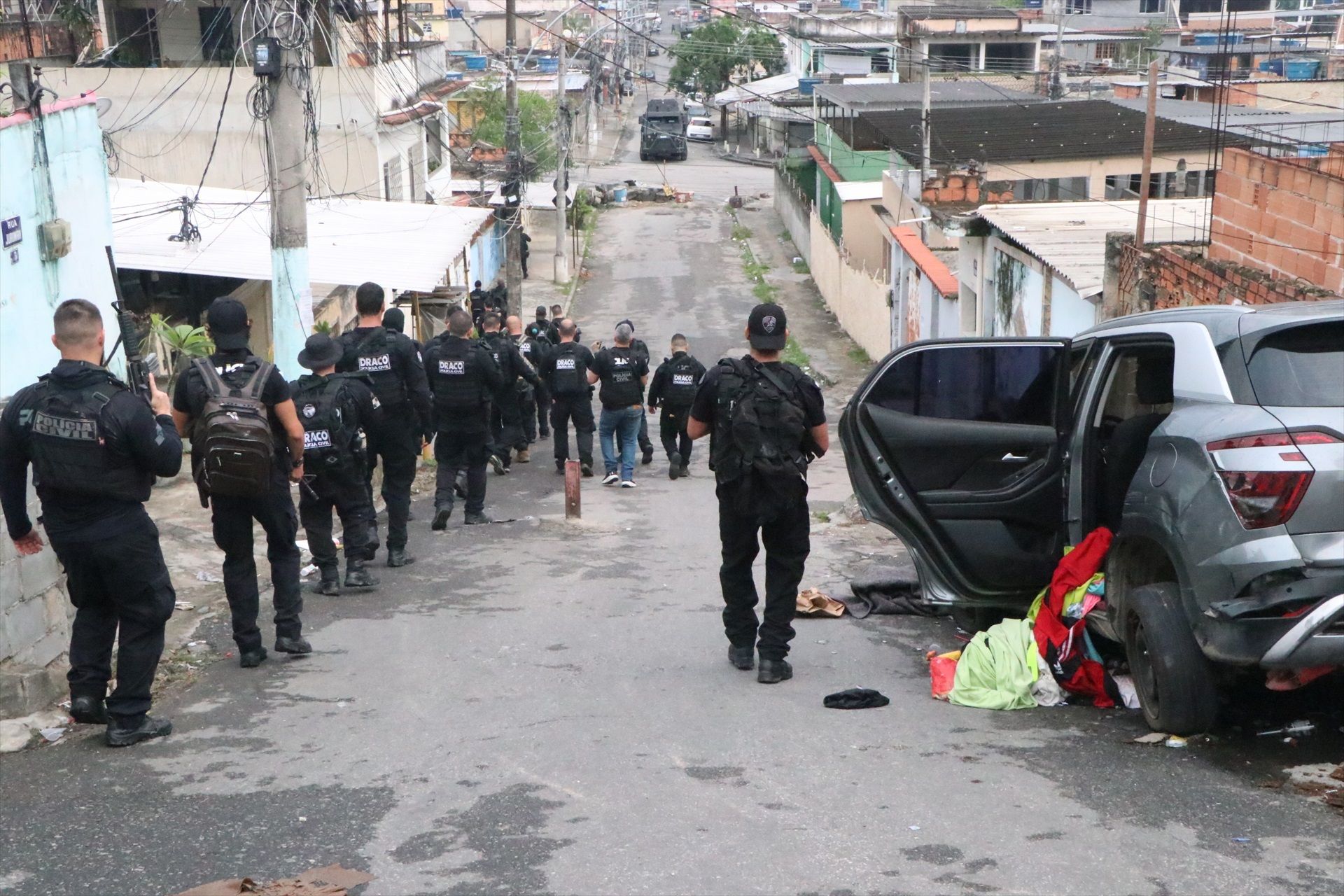 En imágenes: letal operación policial contra el narcotráfico en Brasil