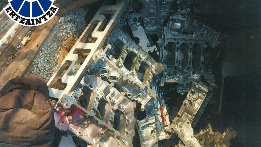 Sorprendidos robando piezas de aluminio en una empresa de Aretxabaleta