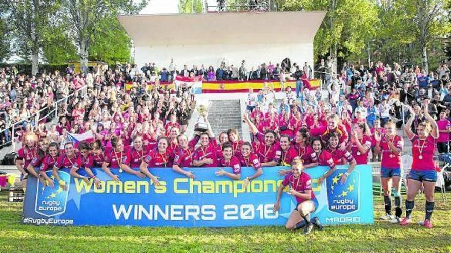 Nueve jugadoras vascas competirán en el Campeonato del Mundo de rugby femenino