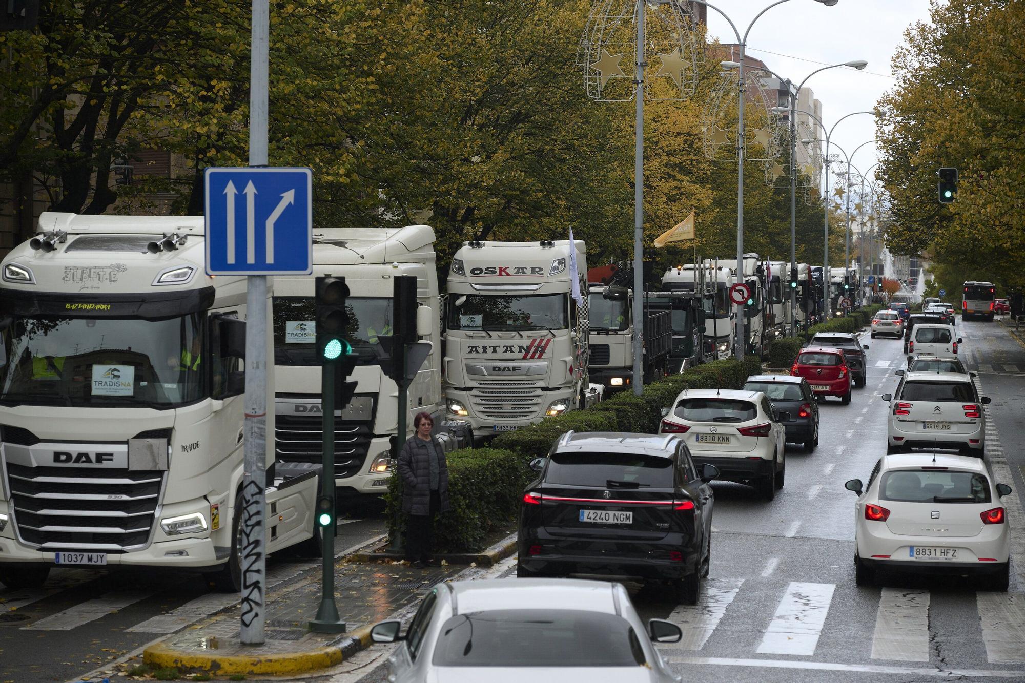 Fotos de la camionada en Pamplona (sábado 8 de noviembre de 2025)