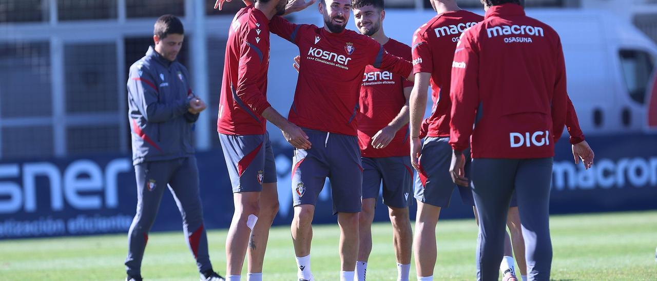 Fotos del entrenamiento de Osasuna (miércoles 8 de octubre de 2025)