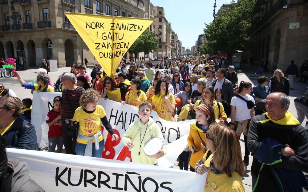 Manifestación de la Plataforma 0-3 de Navarra