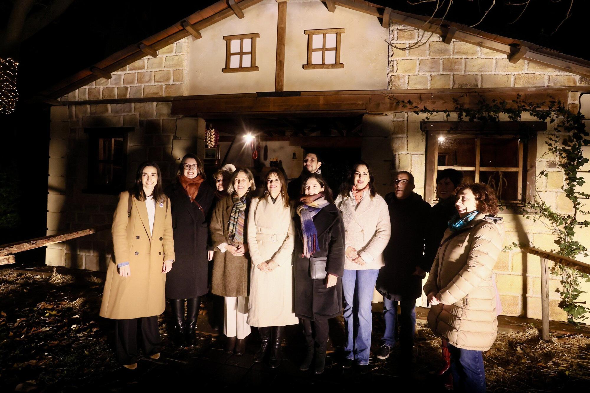 Olentzero se instala en su baserri en el Palacio Zulueta