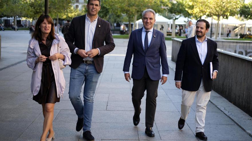 El PP de Navarra defiende la negligente gestión de Mazón de la dana
